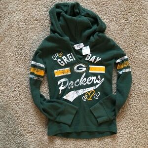 Girls Green Bay Packers Hoodie shirt long sleeve 6
